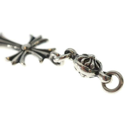 Chrome Hearts Vintage Tny CH Crs 1 Ball Tiny CH Cross Charm Pendant Top Silver — view 6