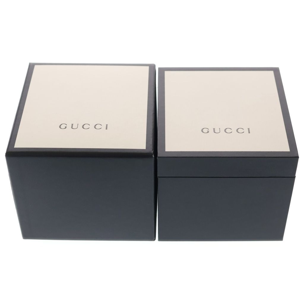 Gucci Timeless Floral Logo Leather Quartz Watch Ivory Gold — view 6