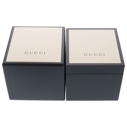 Gucci Timeless Floral Logo Leather Quartz Watch Ivory Gold — view 6