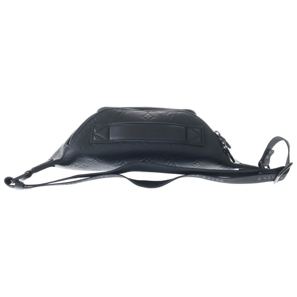 Louis Vuitton Monogram Shadow Rush Bum Bag Black Leather — view 2