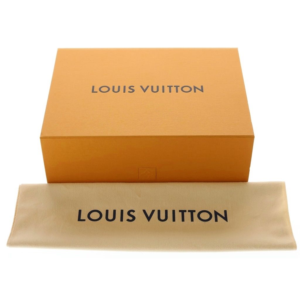 Louis Vuitton Monogram Flower Denim Rush Bum Bag Indigo Blue Brown Leather — view 6