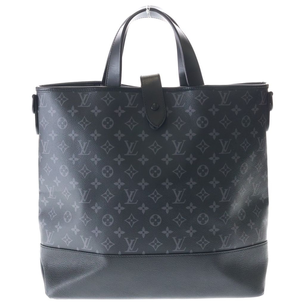 Louis Vuitton Saumur Tote Monogram Eclipse 2-Way Black — view 2