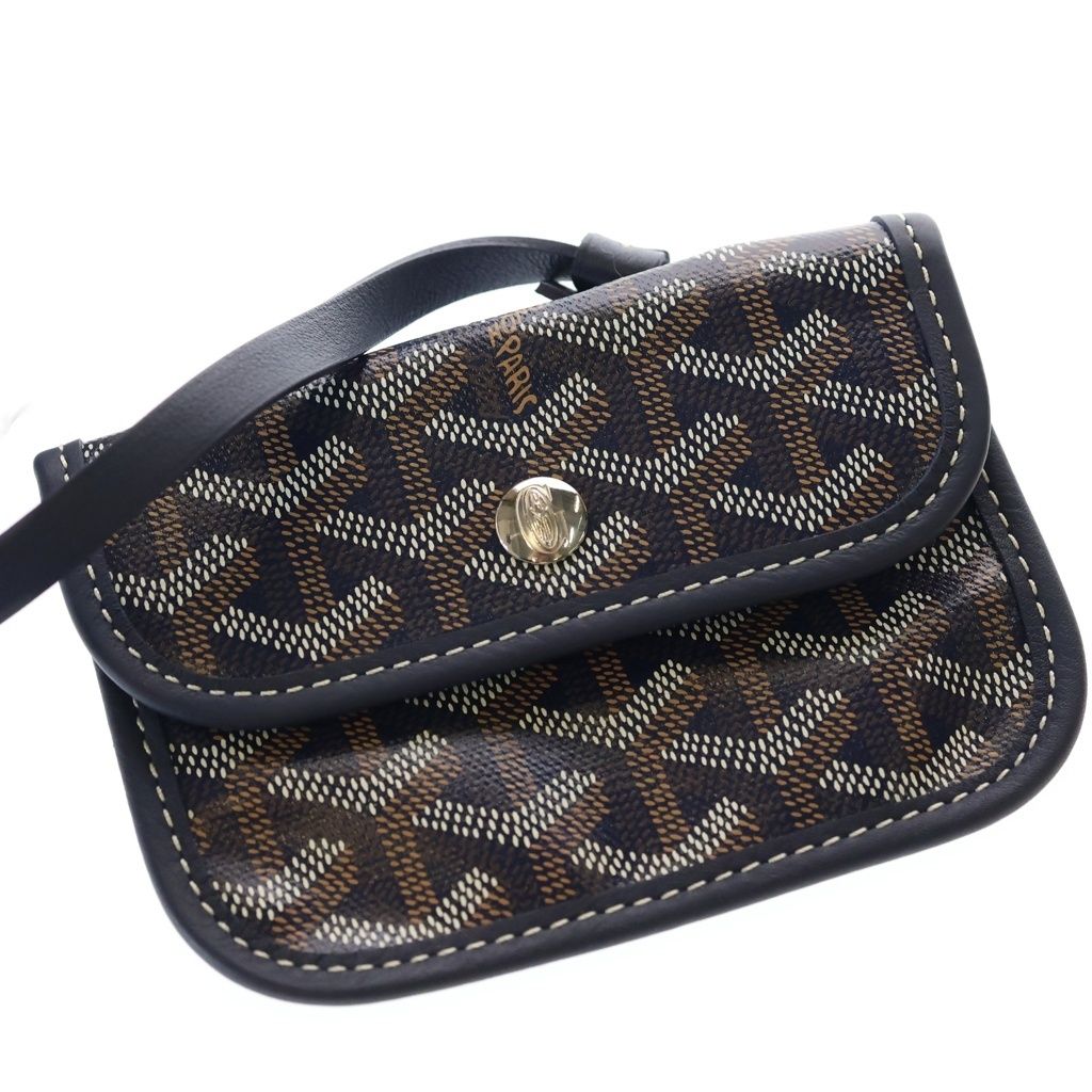 Goyard Anjou Mini Pouch Mini Bag Navy — view 6