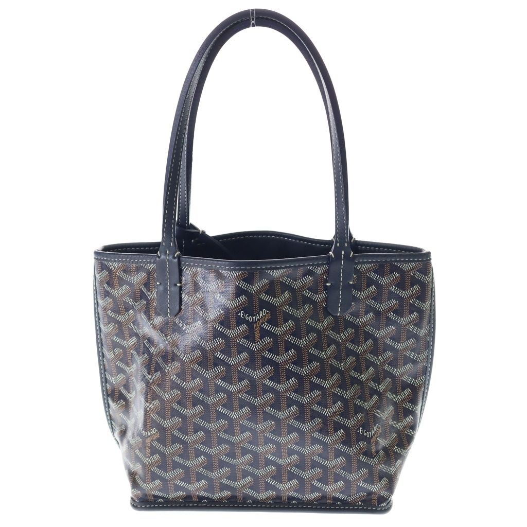 Goyard Anjou Mini Pouch Mini Bag Navy — view 2