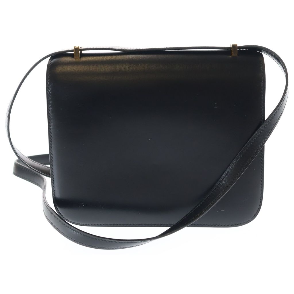 Hermes Constance 18 Black Box Calf Shoulder Bag Gold — view 2