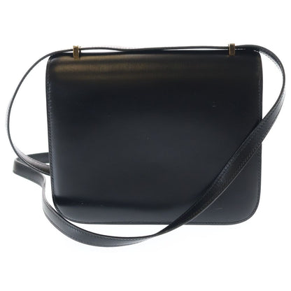 Hermes Constance 18 Black Box Calf Shoulder Bag Gold — view 2