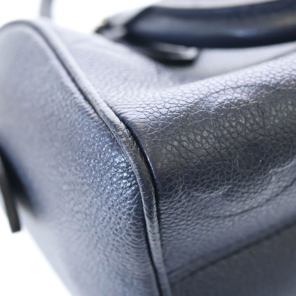 Louis Vuitton Monogram Empreinte Speedy Bandouliere 20 Metallic Blue 2-Way — view 6