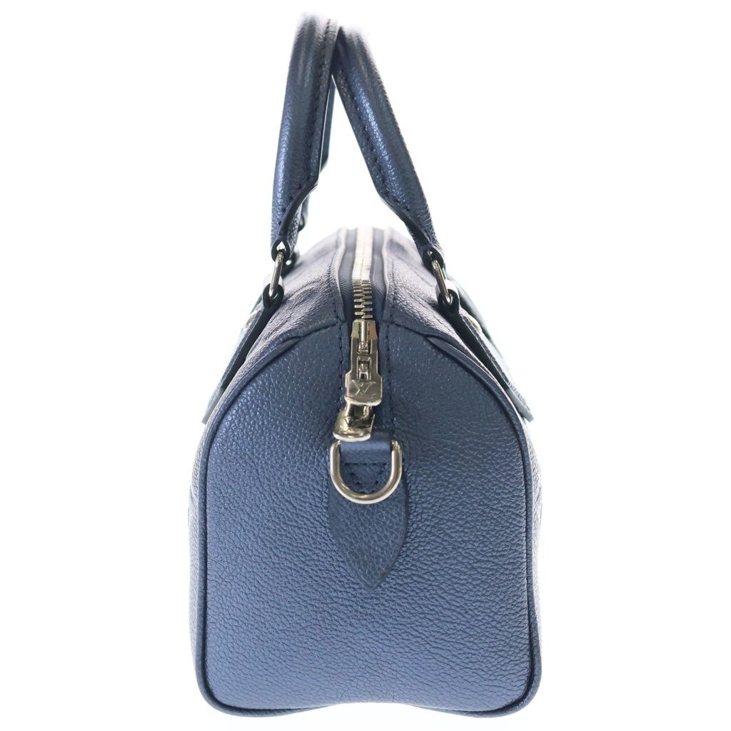 Louis Vuitton Monogram Empreinte Speedy Bandouliere 20 Metallic Blue 2-Way — view 3