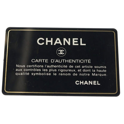 Chanel CC Logo Tote Black Caviar Leather Silver — view 6