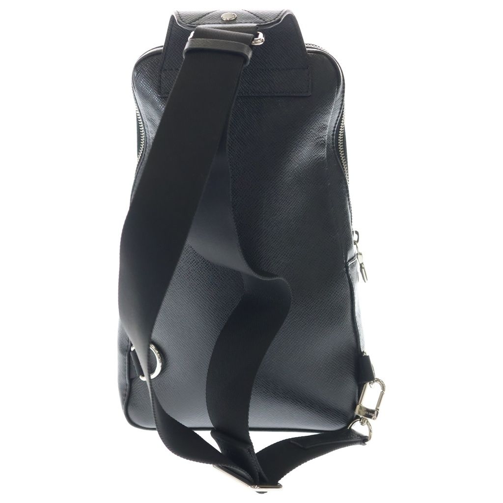Louis Vuitton Taiga Avenue Sling Bag Black Leather Silver — view 2