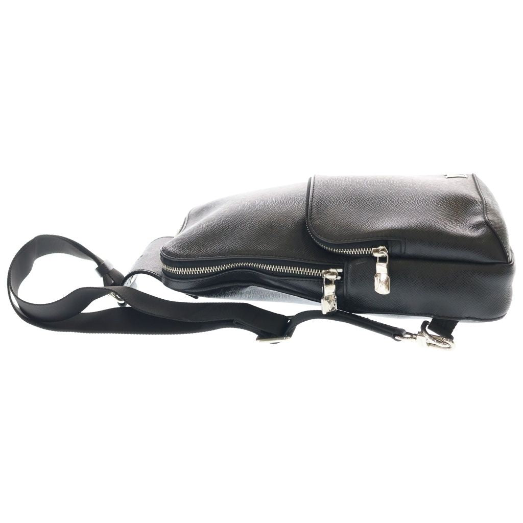 Louis Vuitton Taiga Avenue Sling Bag Black Leather Silver — view 3