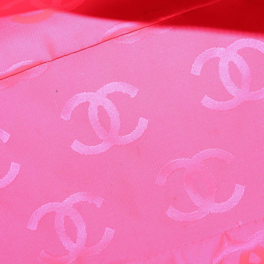 Chanel Cambon Line Quilted Handbag Black Lambskin Silver — view 4