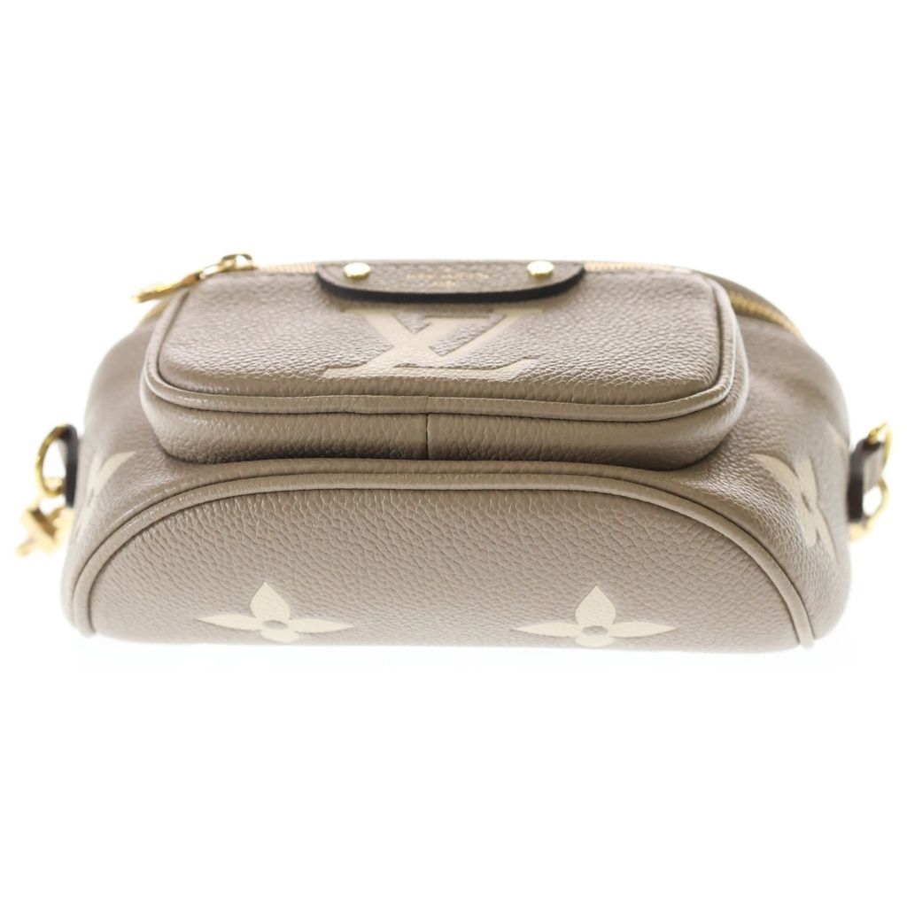 Louis Vuitton Monogram Empreinte Mini Bum Bag Bicolor Beige Leather Gold — view 4