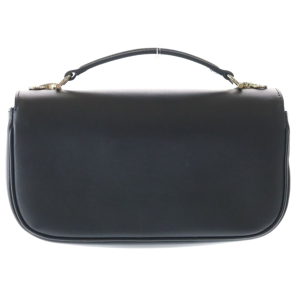 Gucci Horsebit Shoulder Bag Black Leather Gold — view 2