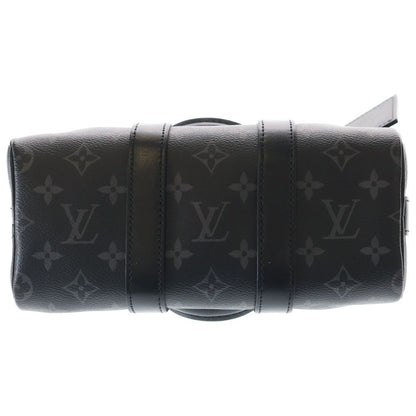 Louis Vuitton Monogram Eclipse Keepall Bandouliere 25 Shoulder Bag Black — view 5