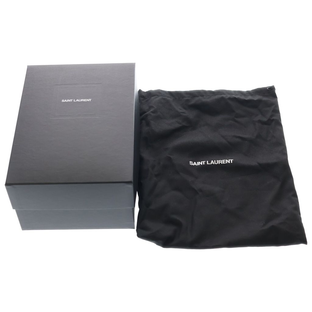 Saint Laurent Paris Lou Toy Leather Chain Shoulder Bag Black Gold — view 6