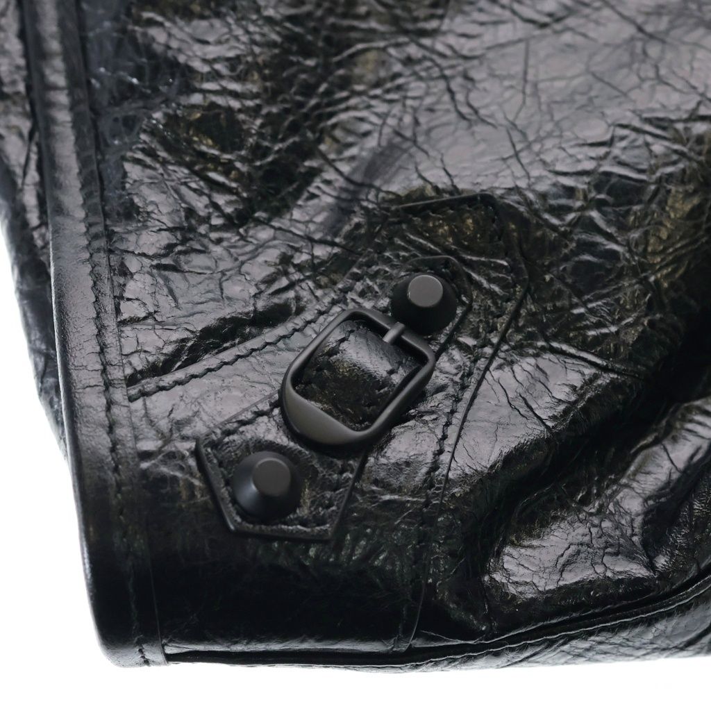 Balenciaga City Large Leather 2-Way Bag Black — view 6