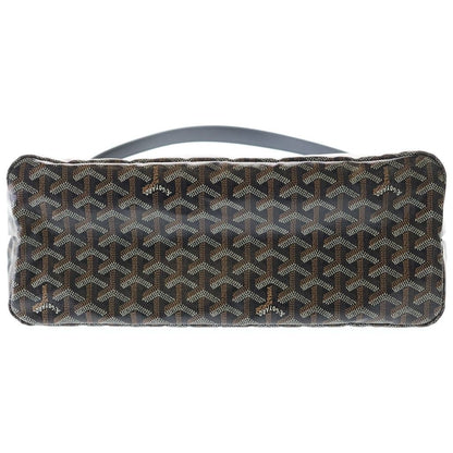 Goyard Boheme Canvas Leather Shoulder Bag Black Brown — view 5