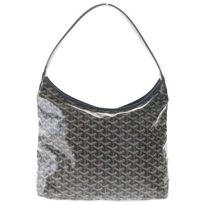Goyard Boheme Canvas Leather Shoulder Bag Black Brown — view 2
