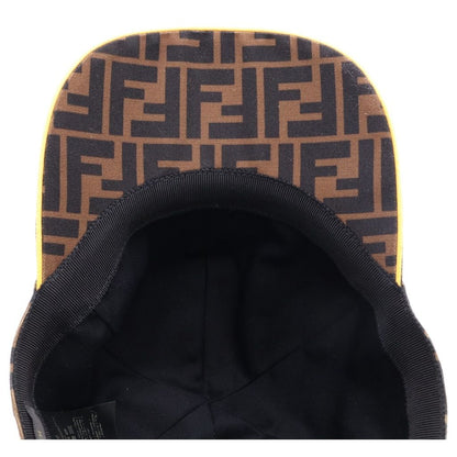 Fendi Zucca All Over Pattern Baseball Cap Hat Brown — view 5