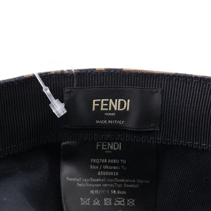 Fendi Zucca All Over Pattern Baseball Cap Hat Brown — view 7