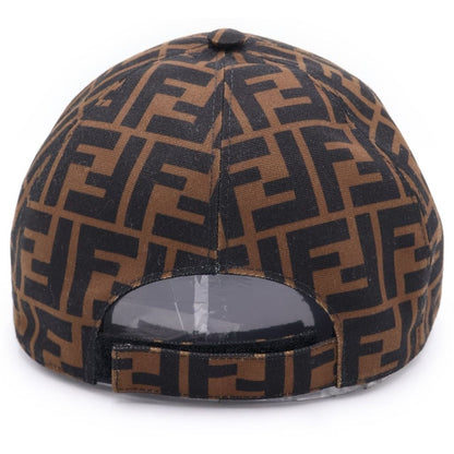 Fendi Zucca All Over Pattern Baseball Cap Hat Brown — view 2