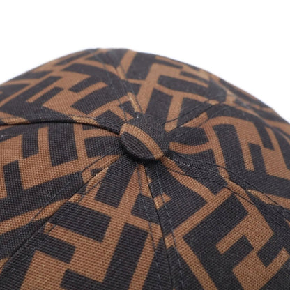 Fendi Zucca All Over Pattern Baseball Cap Hat Brown — view 6