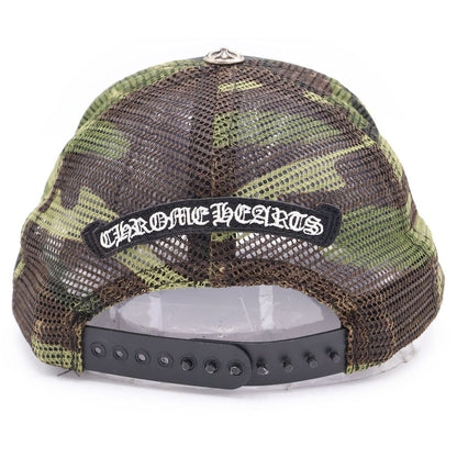 Chrome Hearts Foti Mesh Trap Khaki Cap Hat Black — view 2