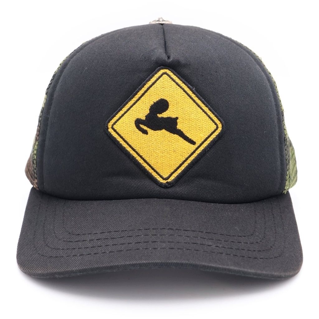 Chrome Hearts Foti Mesh Trap Khaki Cap Hat Black — view 4