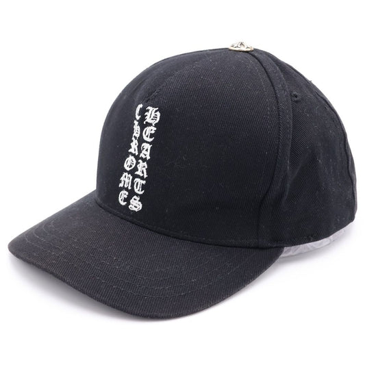 Chrome Hearts Vertical Logo Trucker Cap Embroidery Truck Khaki Cap Hat Black