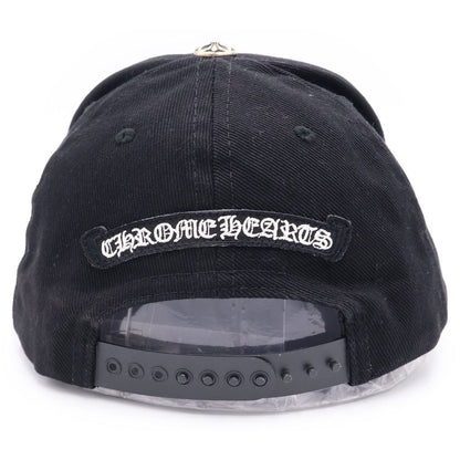 Chrome Hearts Vertical Logo Trucker Cap Embroidery Truck Khaki Cap Hat Black — view 2