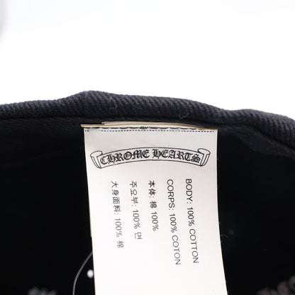 Chrome Hearts Vertical Logo Trucker Cap Embroidery Truck Khaki Cap Hat Black — view 8