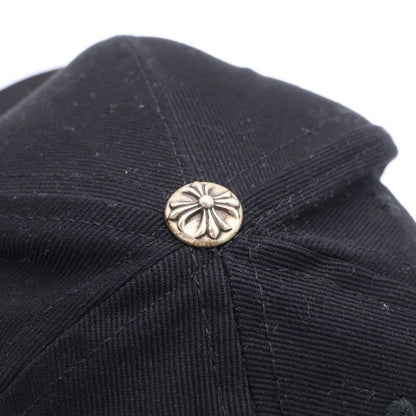 Chrome Hearts Vertical Logo Trucker Cap Embroidery Truck Khaki Cap Hat Black — view 6