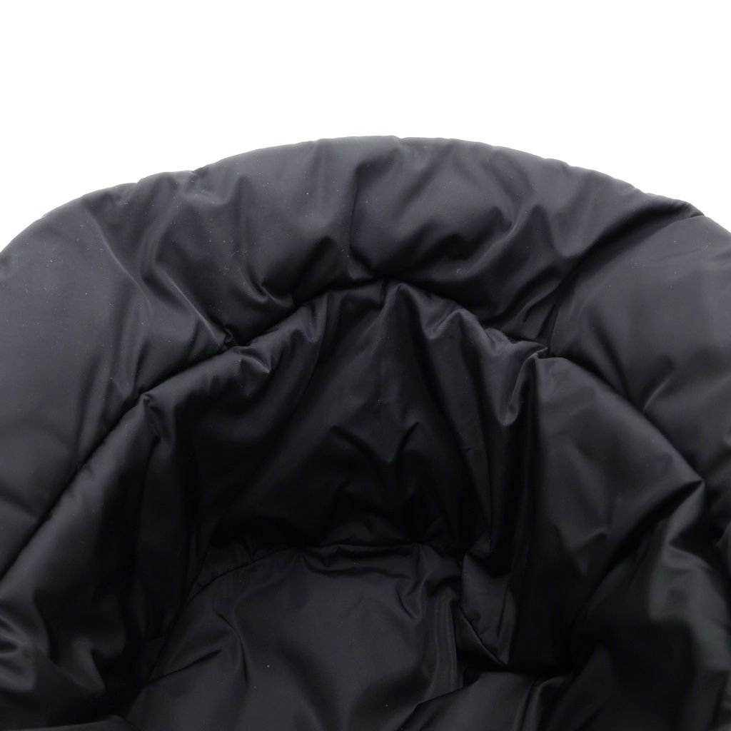 Prada Padded Re-Nylon Bucket Hat Logo Black Iyk — view 6