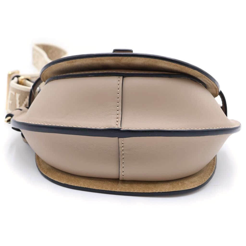 Loewe Gate Mini Shoulder Bag Beige Leather Gold — view 5