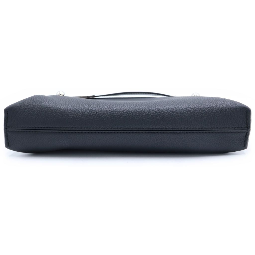 Loewe Missi Mini Shoulder Bag Black Leather Silver — view 5