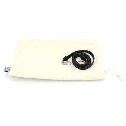 Loewe Missi Mini Shoulder Bag Black Leather Silver — view 6