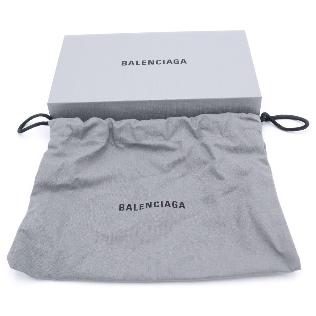 Balenciaga Card Case with Key Ring Leather Black — view 6