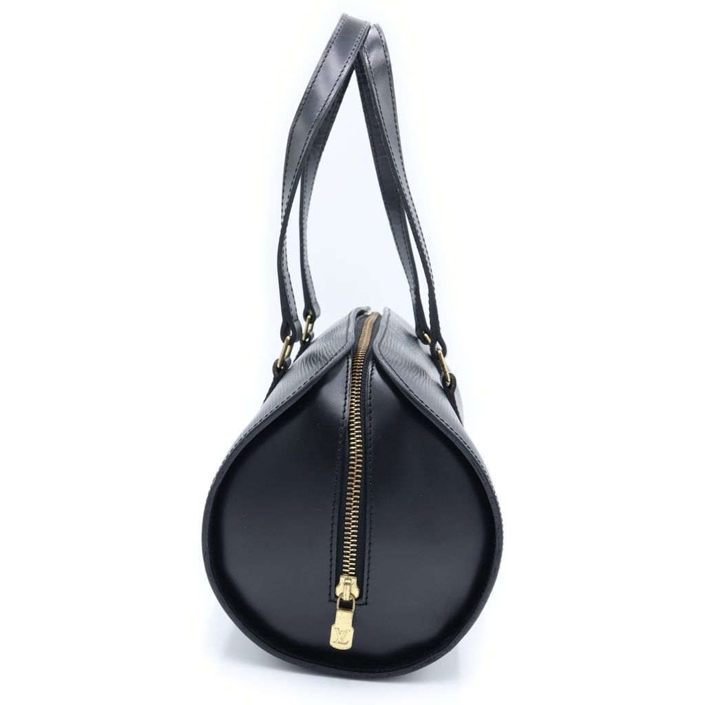 Louis Vuitton Epi Soufflot Leather Shoulder Bag Black — view 3