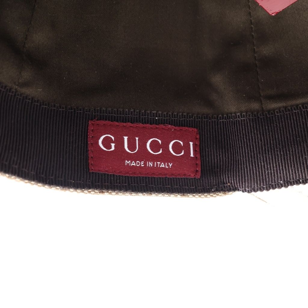 Gucci Yuko Higuchi GG Canvas Baseball Cap Hat Beige Pink — view 6