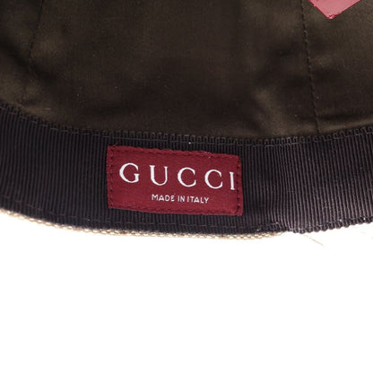 Gucci Yuko Higuchi GG Canvas Baseball Cap Hat Beige Pink — view 6