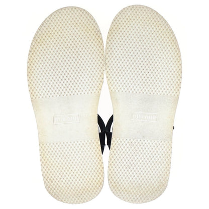 Miu Sandals Miuran Ruba Black White Glitter — view 5