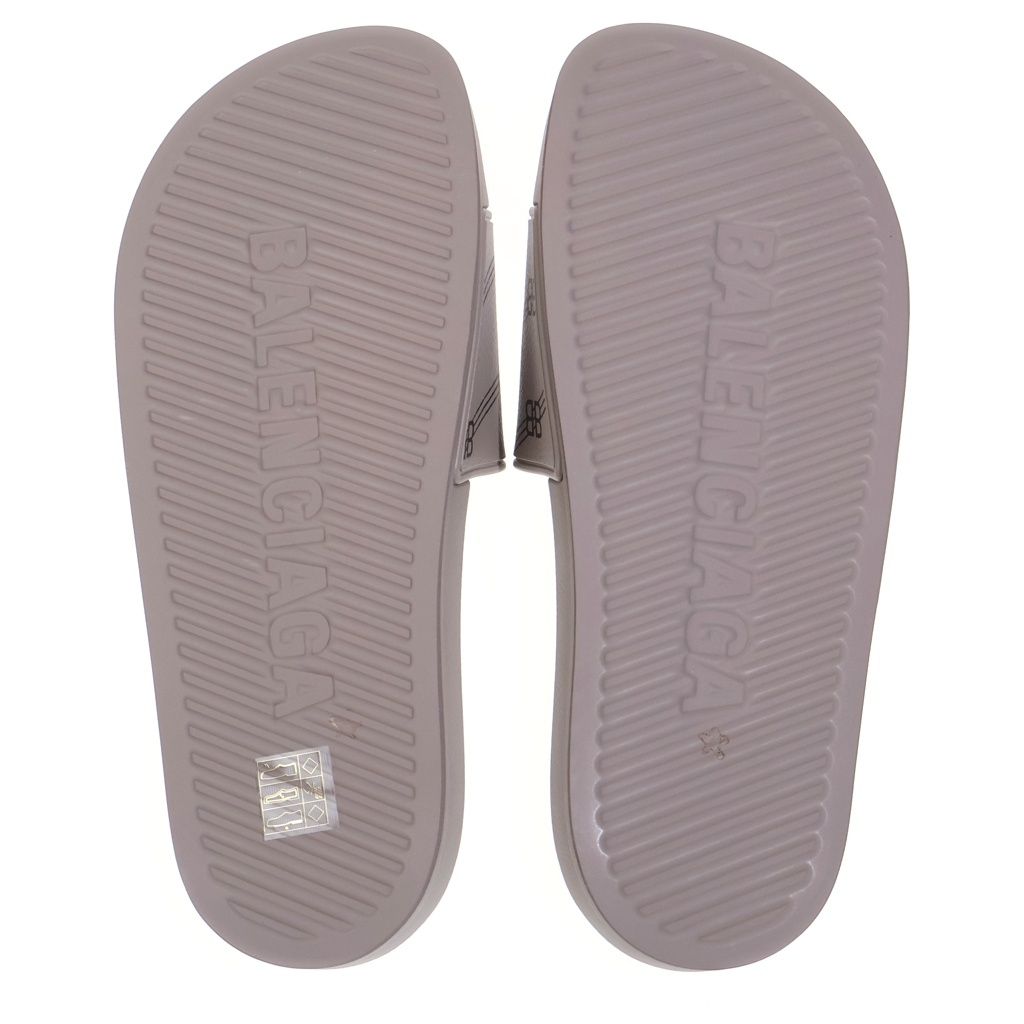 Balenciaga Slide Sandals Shoes Beige — view 5