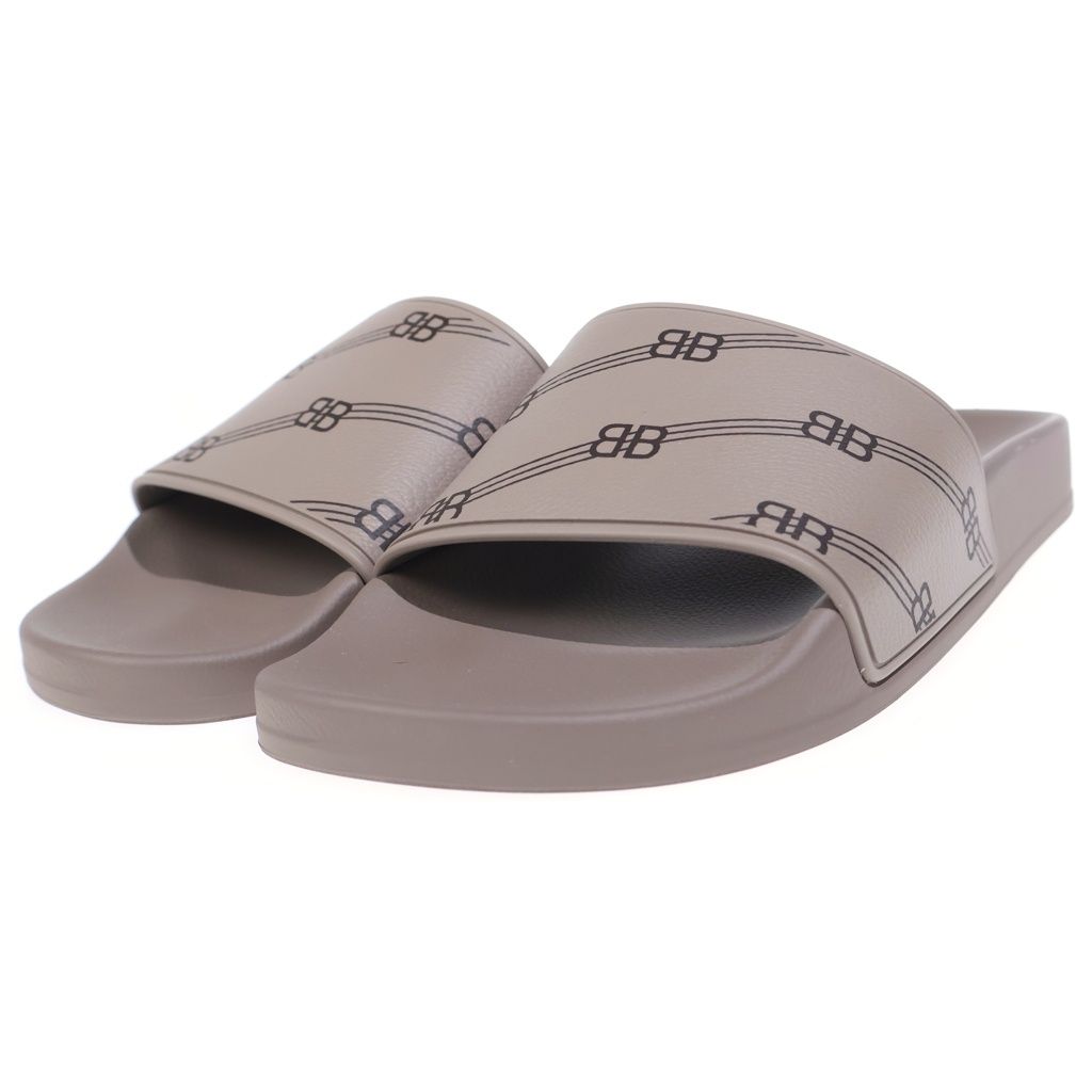 Balenciaga Slide Sandals Shoes Beige — view 2