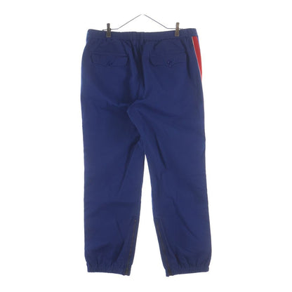 Gucci Side Line Pants Blue Cotton — view 2