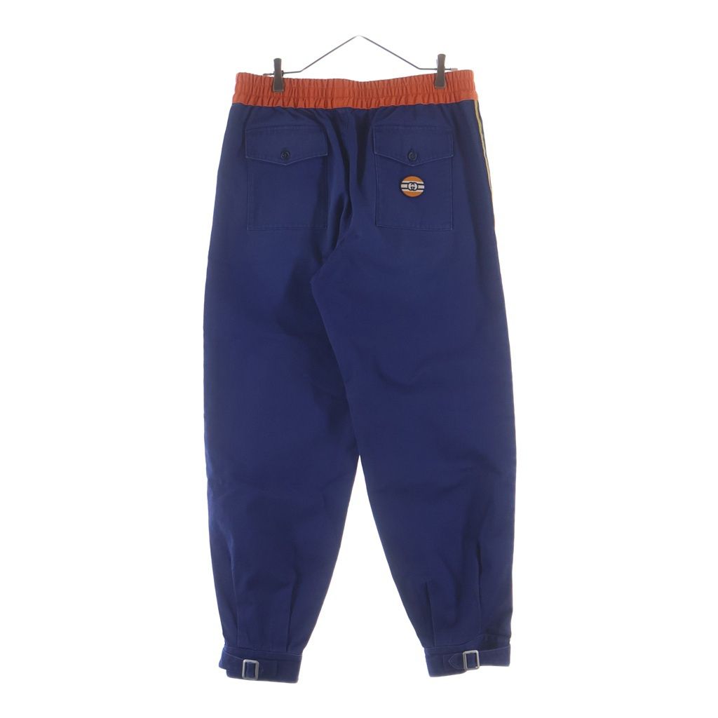 Gucci Side Line Pants Blue Orange Polyester — view 2