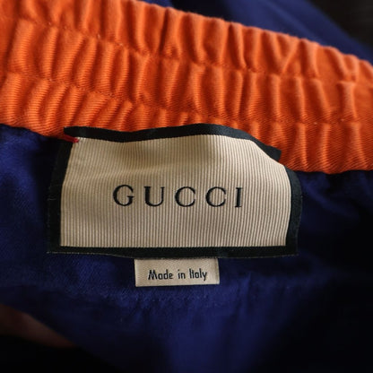Gucci Side Line Pants Blue Orange Polyester — view 7