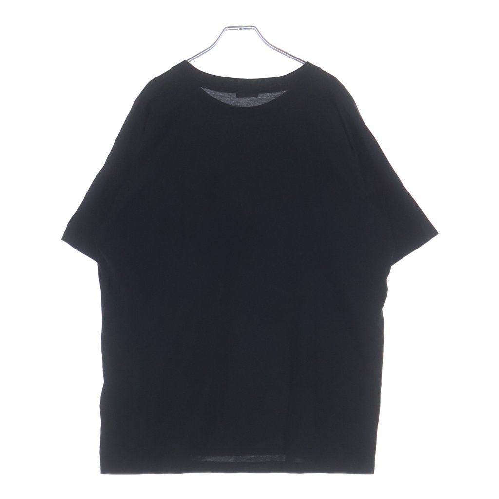 Celine Front Arch Logo Short Sleeve Crew Neck T-Shirt Black — view 2