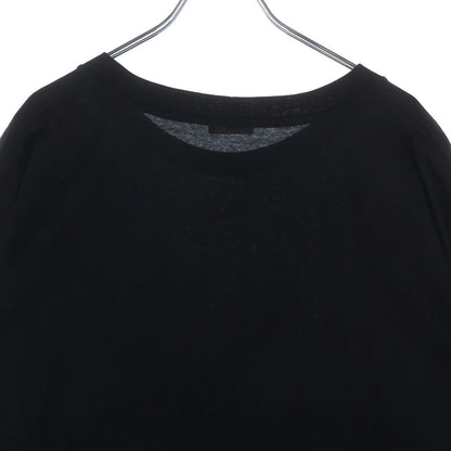 Celine Front Arch Logo Short Sleeve Crew Neck T-Shirt Black — view 4