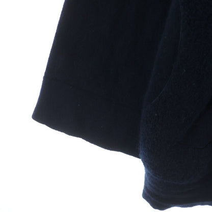 Chanel CC Logo Cashmere Knit Zip Up Hoodie Navy — view 5